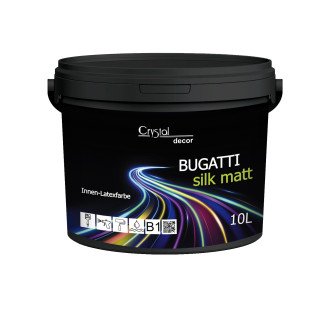 Шовковисто-матова латексна інтер'єрна фарба Crystal Decor BUGATTI Silk Matt