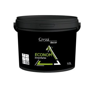 Матова водно-дисперсійна інтер'єрна фарба Crystal Decor Econom Innenfarbe