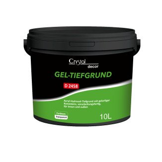 Водорозчинна акрил-гідрозольна грунтовка глибокого проникнення Crystal Decor Gel-Tiefgrund