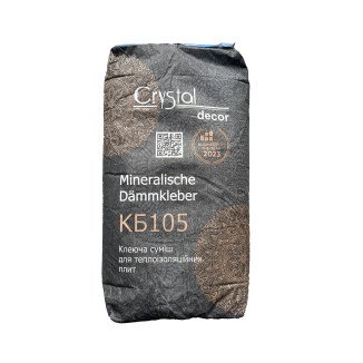Клеюча суміш для теплоізоляційних плит Crystal decor Mineralische Dämmkleber КБ105