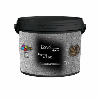 Декоративне покриття Crystal Decor MarmoArt 100 для фасадних та інтер’єрних робіт